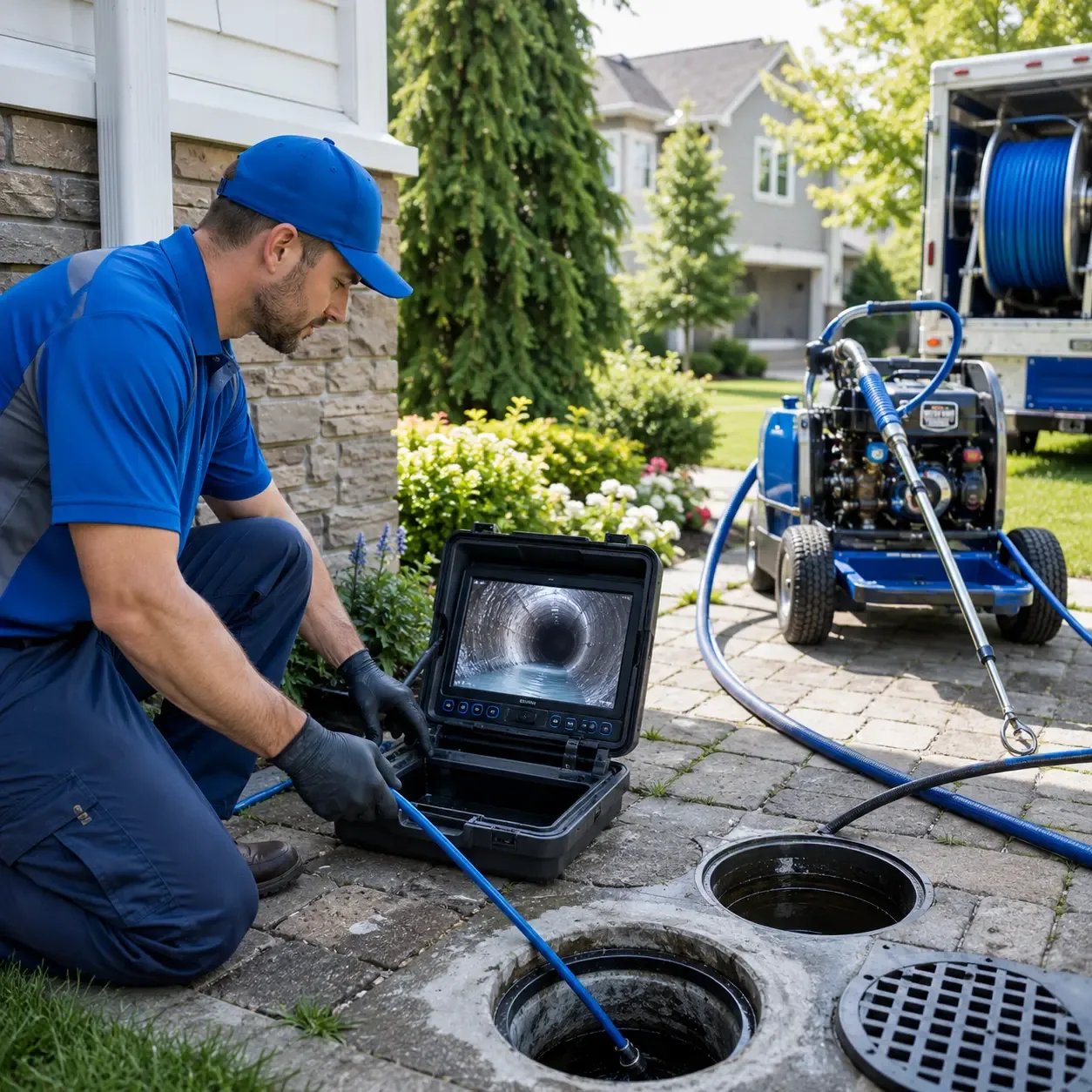 Outdoor drain cleaning professionals serving River Edge, NJ